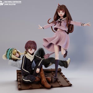 Fantasy  Characters Set- 3D Painted Figures, Action Figurines, Handmade Miniature Scupulture, Gift Figurine