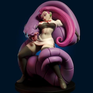 cessie and Arboc , 3D Painted Figures, Action Figurines, Handmade Miniature Scupulture, Gift Figurine