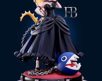 Hand-Painted Dark Queen Dragonette: 3D Printed Resin Fantasy Figurine
