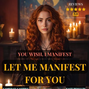 Personalized Manifestation Spell: Psychic Reading, Custom Ritual