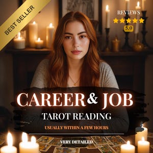 Lectura de Tarot sobre Carrera y Empleo, Lectura de Futuro Laboral, Carrera de Médium, Consejos para tu Futura Carrera Profesional, Lectura de Cartas del Tarot, PDF