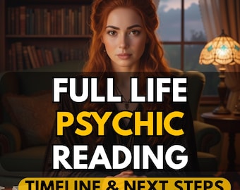 Lebenslange psychische Lesung, Lebenszeit-Prophezeiung, psychische Einsicht, Liebes- und Beziehungslesung, zukünftige Voraussagen, Karriere-Lesung