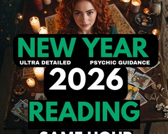 2026 New Year Psychic Reading, 12-Month Future Predictions, Accurate Tarot Card Reading for Love & Career Guidance