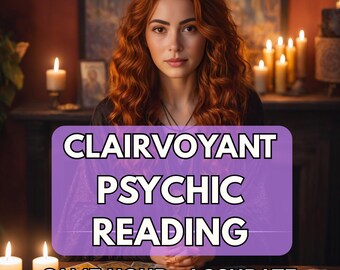 Hellsichtige Psychische Lesung Same Hour, Liebe Tarot Legung, Karriere & Life Anleitung, Mittlere Beratung