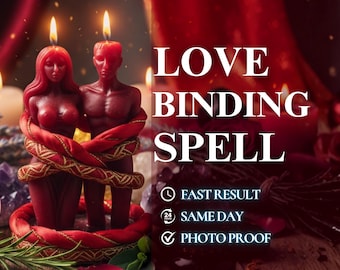 Ultimate Binding Love Spell, Powerful Attraction, Obsession Love Ritual, Fix Relationship, Etsy Witch