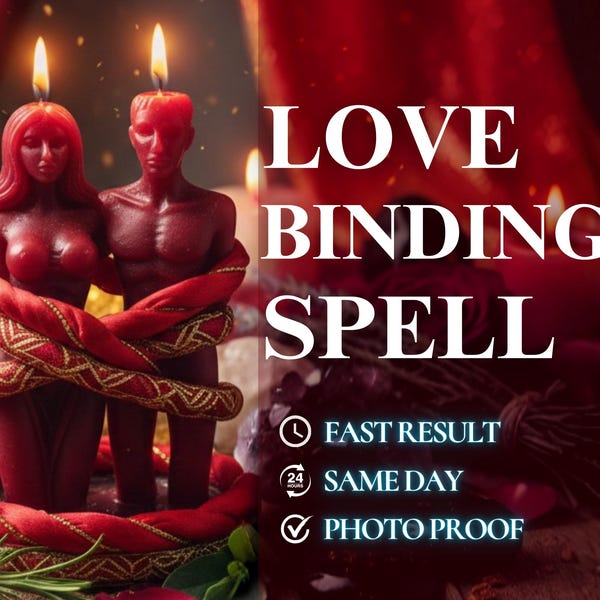 Ultimate Binding Love Spell, Powerful Attraction, Obsession Love Ritual, Fix Relationship, Etsy Witch