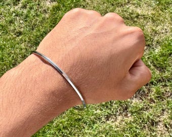 Stainless Steel Kara Thin Kada Sikh Khalsa Bangle T3R Unisex Punjabi Bracelet Panjabi Panjab Gift UK New