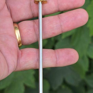 Sikh Baaj Gold Plated Stainless Steel Turban Salai Dumalla Patka Dastar Pagri Keski Hair Tucking Needle