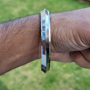 Bracelet Singh Kaur E19 pendjabi Kara Sikh Kada en acier inoxydable