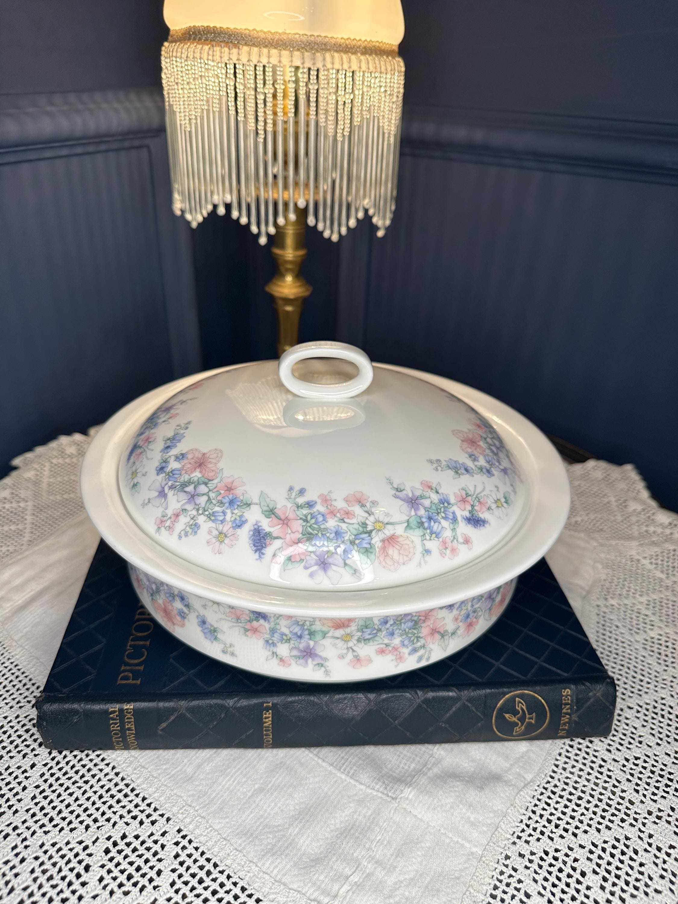 English China Covered Vegetable Bowl - Etsy UK