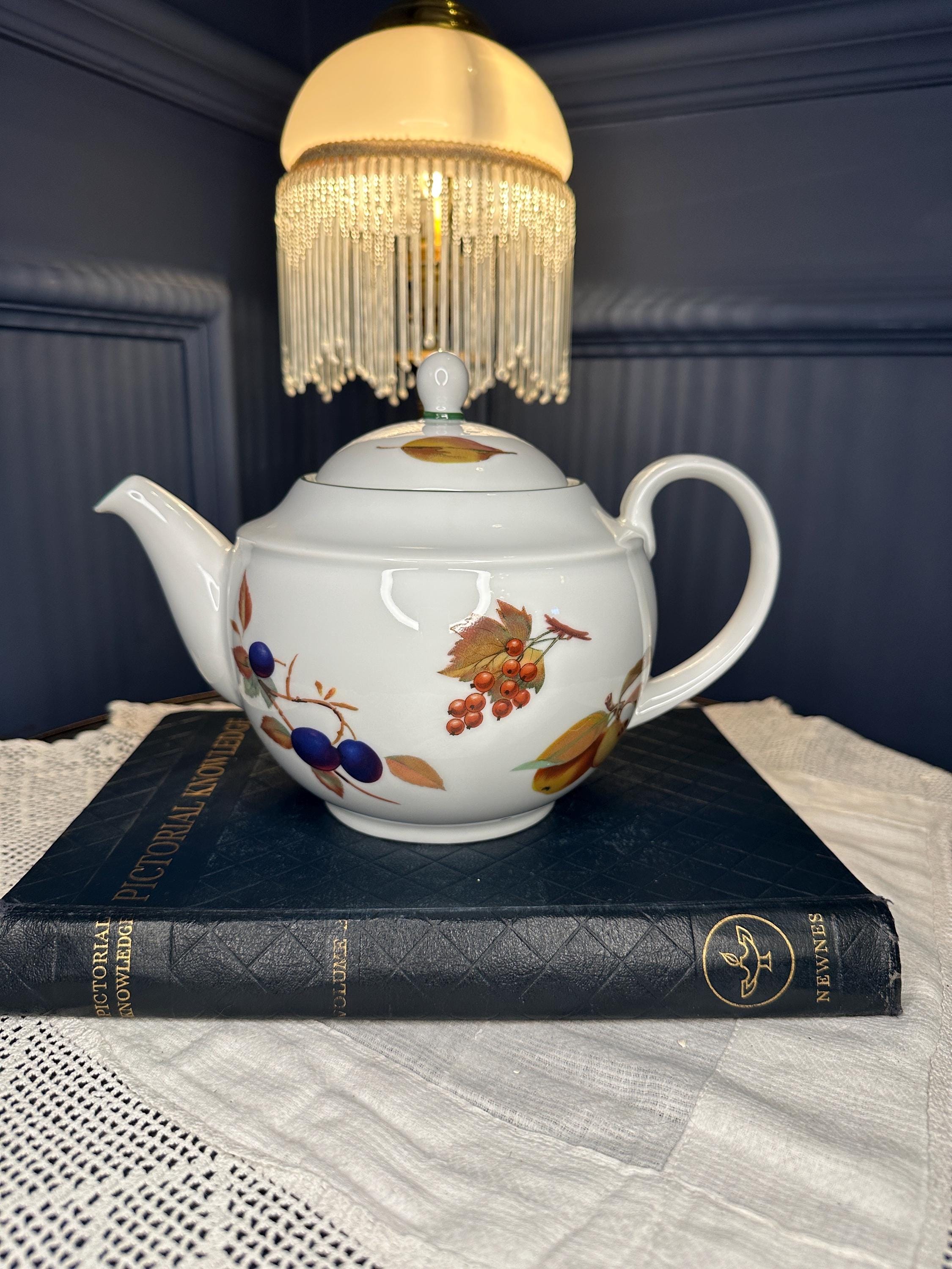 Royal Worcester Teapot - Etsy