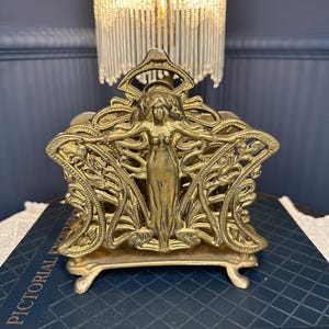 porte lettres soleil en laiton vintage 1960/70