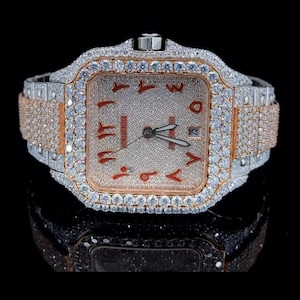 Reloj Radiance de oro rosa con diamantes árabes
