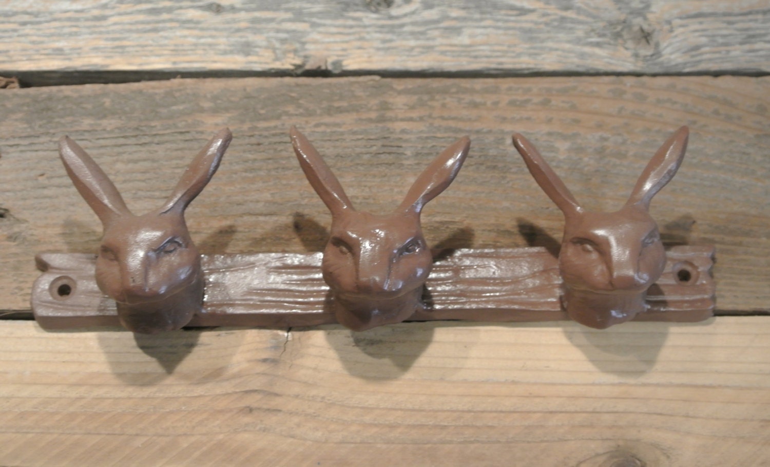 Rabbit Wall Hook Cast Iron Rabbit Hook Bunny Hook Peter Etsy