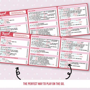 Mini Waterproof Mahjong Cards, Travel Pool Play (4 Cards) image 3