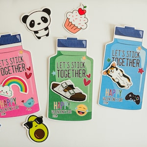 Sticker bouteille d'eau pour enfants Saint-Valentin - Saint-Valentin pour enfants, Saint-Valentin d'école, Saint-Valentin de classe, Saint-Valentin à télécharger, Saint-Valentin unique
