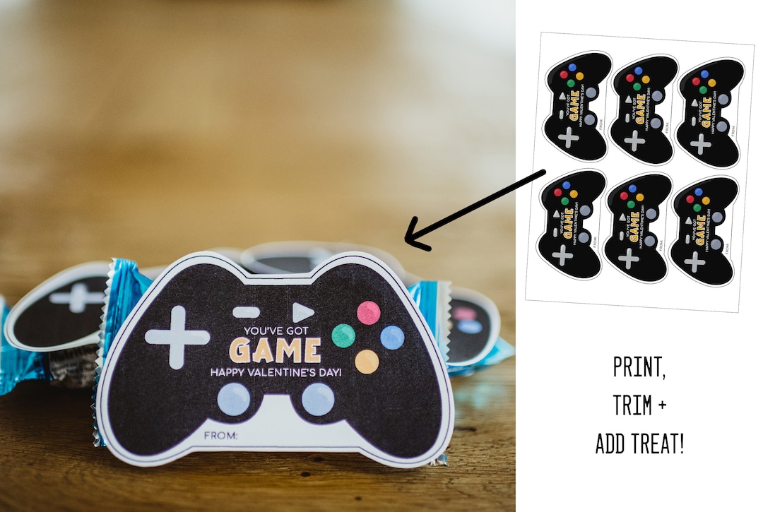 You've Got Game Valentine, Gamer Valentine, Children's Valentines ...