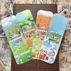 Four Seasons Bookstore Bookmarks -one sided