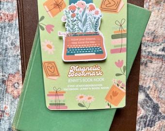 Magnetic Typewriter Bookmark