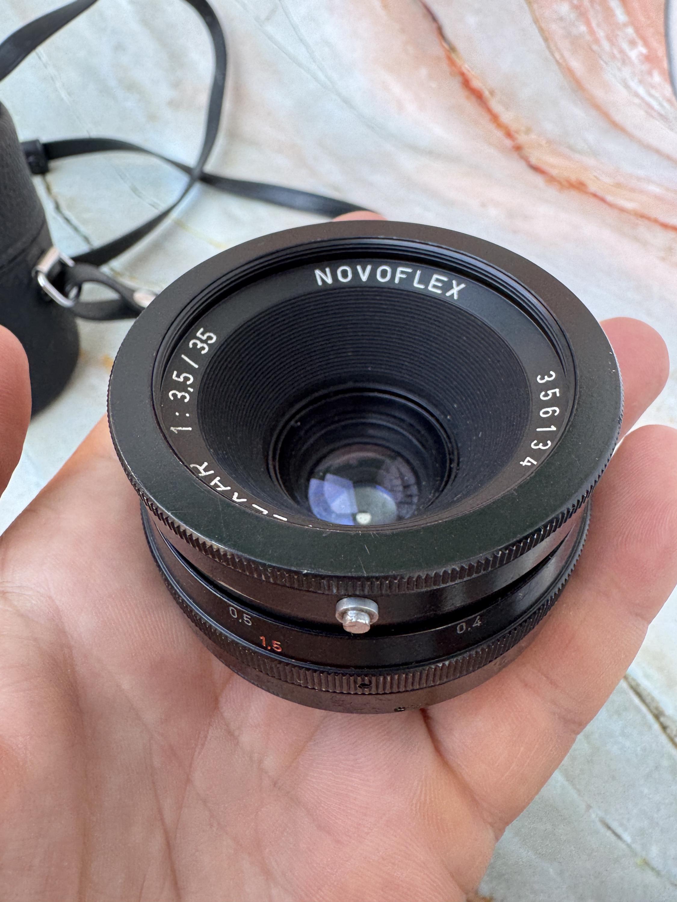 Rare Novoflex Noflexar 35mm F/3.5 M42 Lens – Vintage German Wide