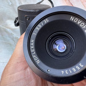 Rare Novoflex Noflexar 35mm f/3.5 M42 Lens – Vintage German Wide Angle with Case.