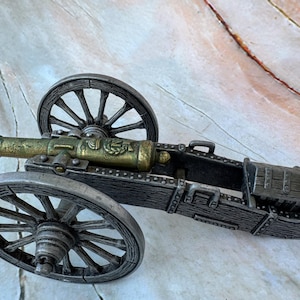 Vintage Decorative Metal Cannon – Napoleon Style. Mid Century Collectible