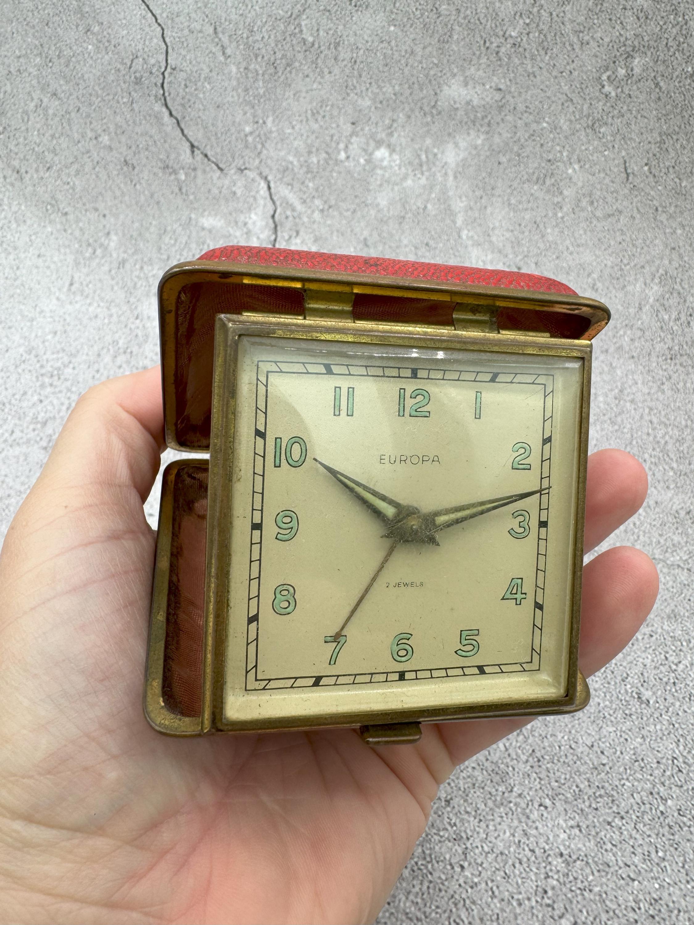 Vintage Alarm Clock, Europa, Travel, Mechanical, Wind up Clock