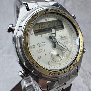 Vintage Casio SKX-1000 Chronograph 1/1000 sec – Rare 1992 Digital Sports Watch (Module 969)