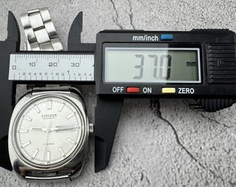 Vintage 1970s Citizen Automatic Watch: 17 Jewels, Silver Dial - Etsy