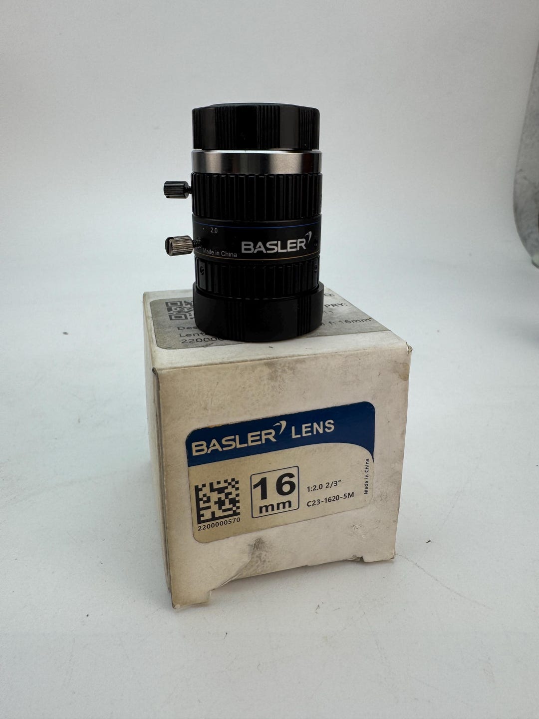 Basler 16mm Machine Vision Lens C23-1620-5M – Industrial CCTV Camera F ...