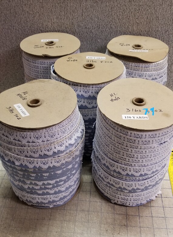 Par Par Par le rouleau livre 150 Yd coton Denim Poly blanc Motif dentelle par le rouleau livre Hobby Lobby passementerie artisanat Vintage 74489a Par Par Par le rouleau livre 150 Yd coton Denim Poly blanc Motif dentelle par le rouleau livre Hobby Lobby passementerie artisanat Vintage 74489a