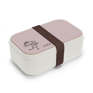 Personalized Bento Lunch Box: Eco-Friendly Silicone & Wood, School Lunch Organizer