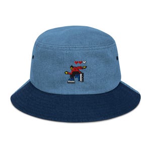 Skater Denim bucket hat