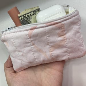 Cartera de tela Thread and Bloom con lazo cosido, regalo para mujer