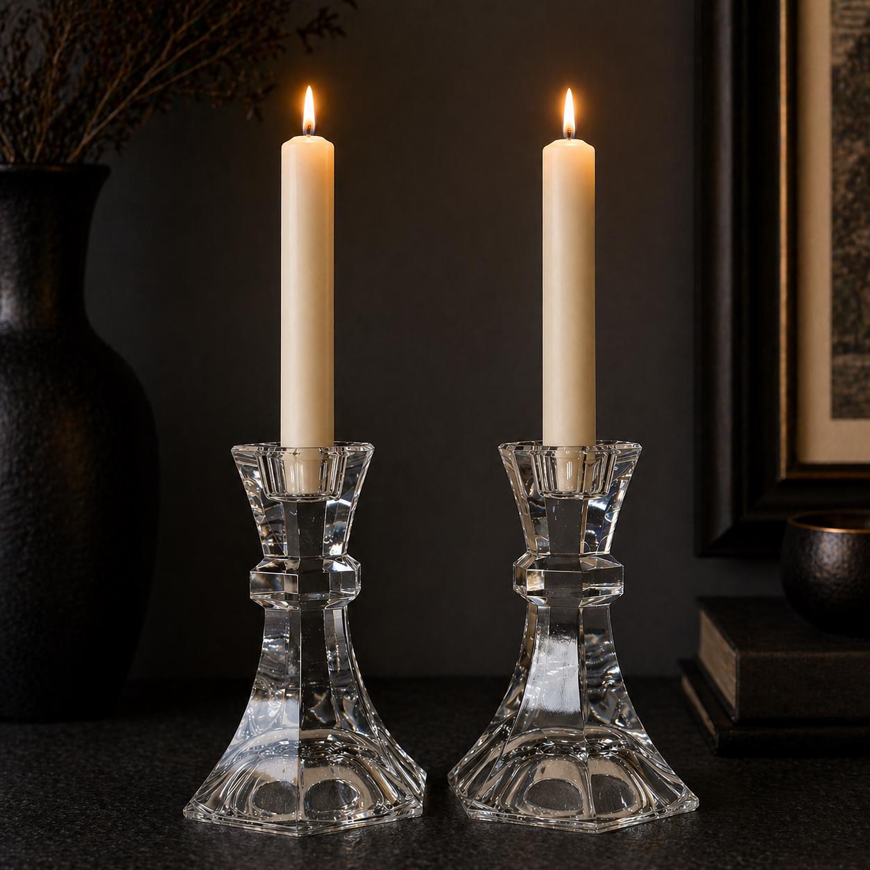Villeroy and Boch Crystal Candlesticks - Etsy