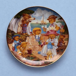 Franklin Mint Teddy Bear Plate Collection - Etsy