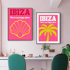 Ibiza Prints Bundle Ibiza Poster | Ibiza Wall Art | Holiday Wall Prints | Digital Print Bundle
