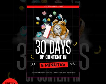 New Content Creator Guide, PLR Ebook, Ebook Template, Canva Editable, Content Guide, Content Creator Templates, Content Guide Social Media