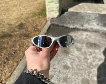 Oakley Minute 1.0 Y2K Black Rare Vintage Sunglasses Tech