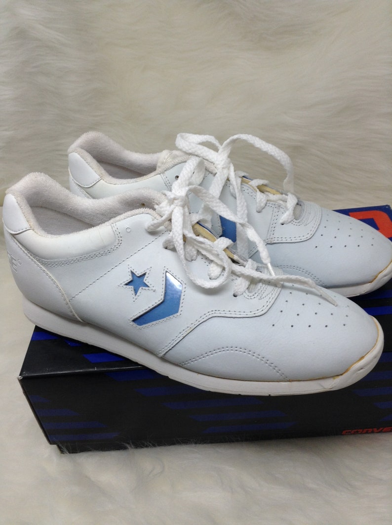 Converse White Leather Cheerleading Shoes