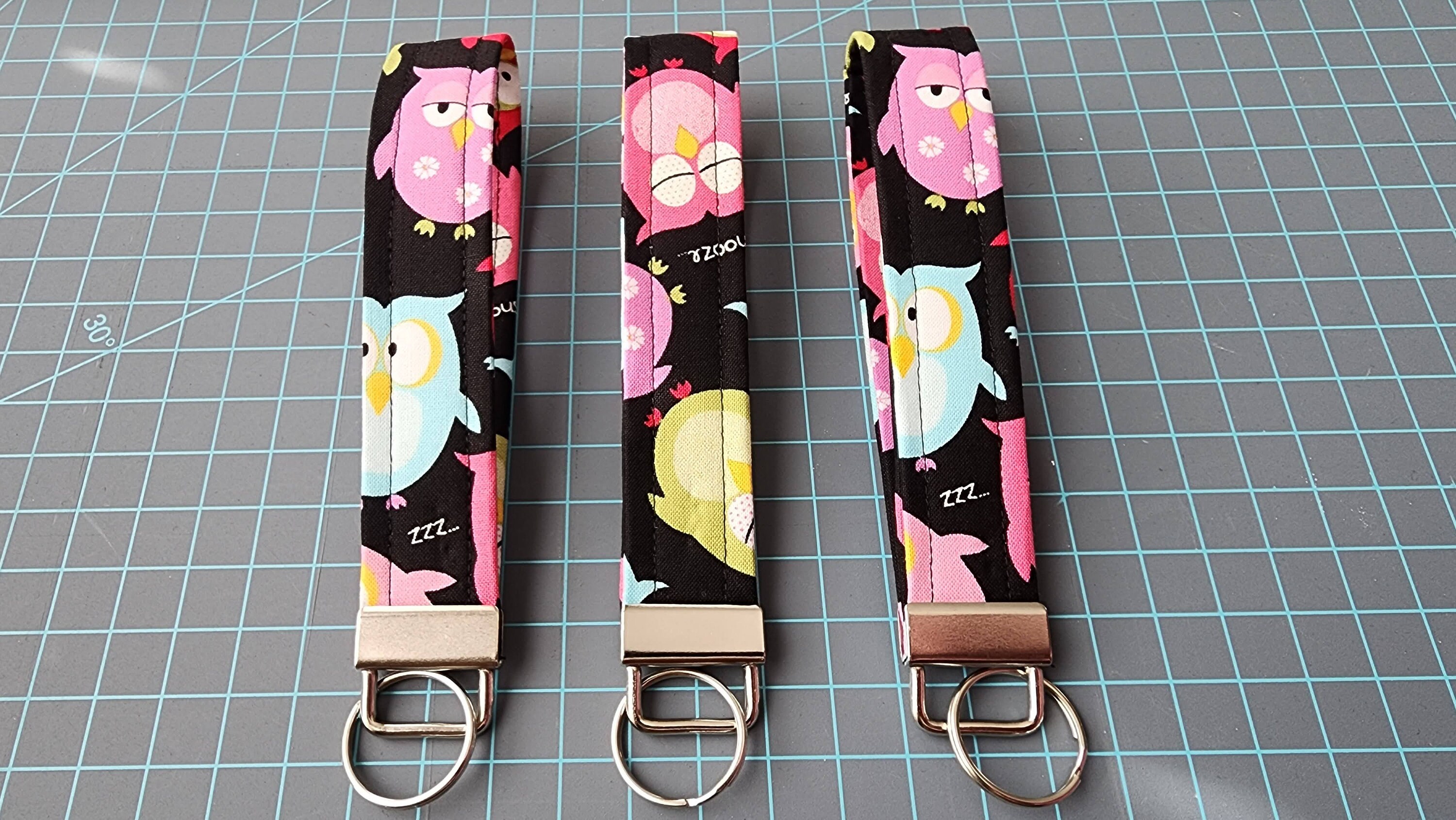 Fabric Key Fob Wristlet Key Chain Wristlets - Etsy