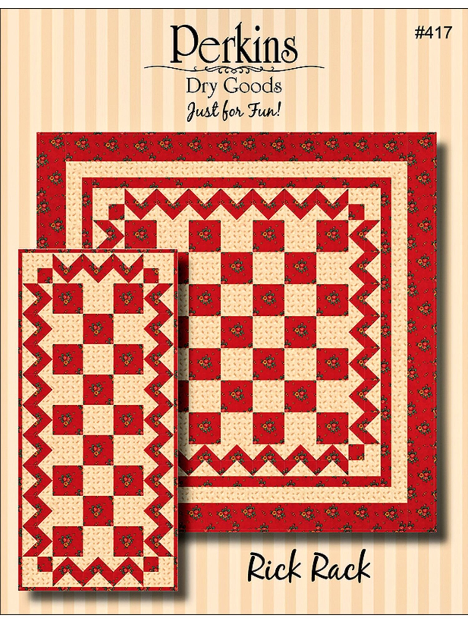 Quilt Pattern Rick Rack by by Perkins Dry Goods Etsy