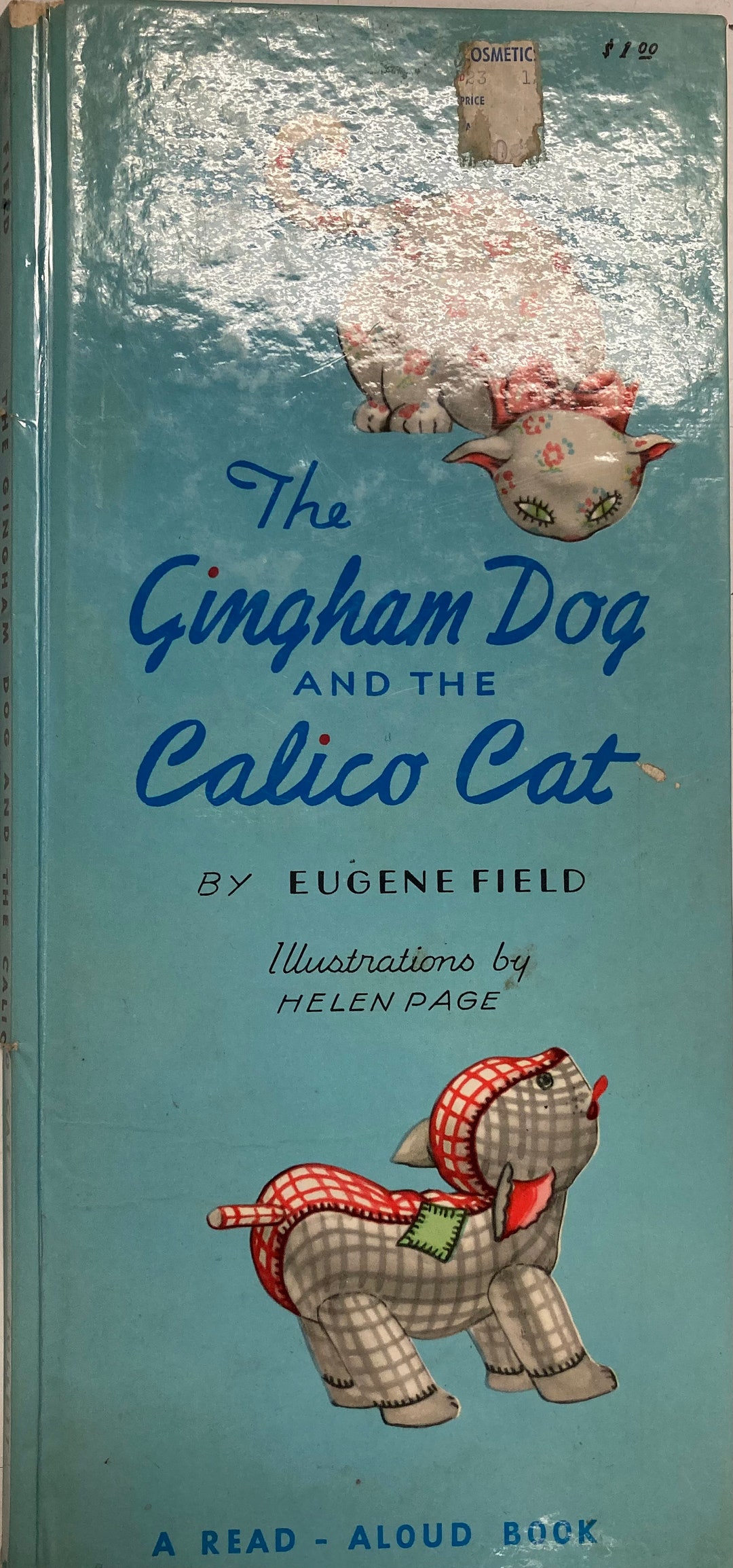 Rare the Gingham Dog and the Calico Cat 1956 Edition by Eugene Field, Illustrations by Helen