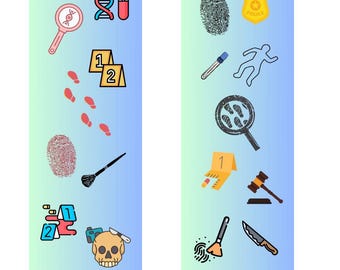 Crime Scene Bookmark: True Crime Reader Gift