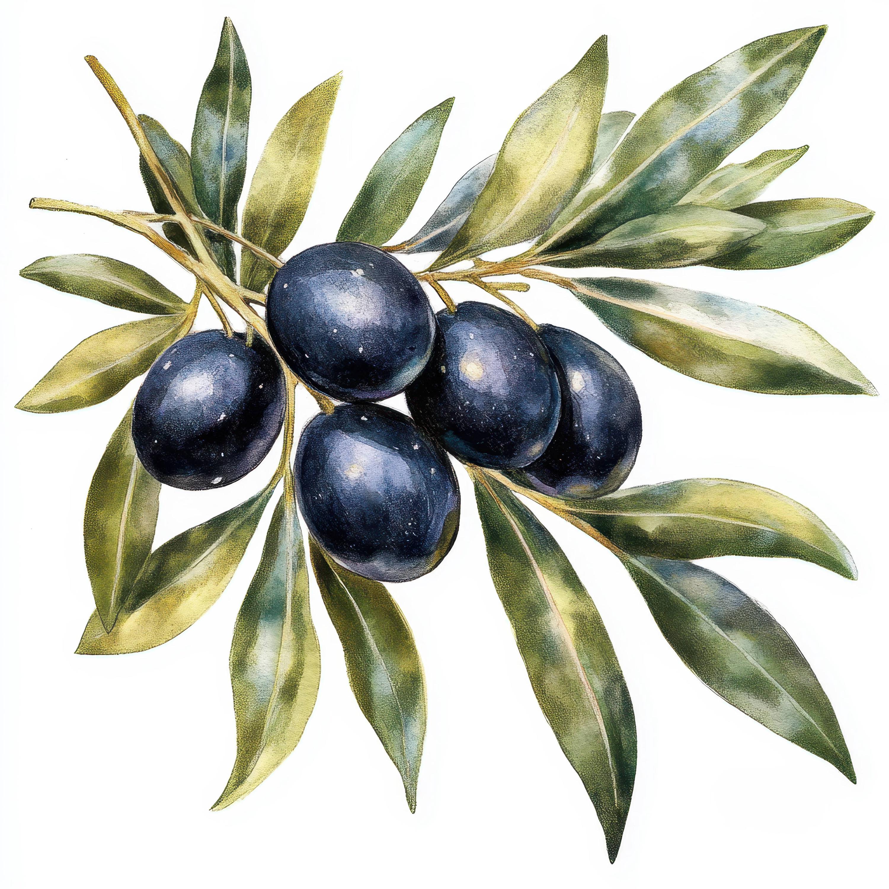 10-olive-branches-clipart-10-high-quality-jpgs-digital-download-card