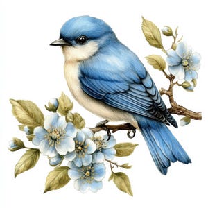 10 imágenes prediseñadas de pájaros azules de Delft, 10 archivos JPG de alta calidad, descarga digital, imágenes prediseñadas de pájaros, manualidades digitales de papel, azulejos holandeses, ilustración vintage
