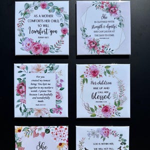 Inspirierende Schriftmagnete, christlicher Bibelvers, spirituelles Andenken, motivierend, Gefälligkeiten, Geschenke, Einweihungsparty, Weihnachtsgeschenk