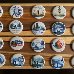 Father&#39;s Day Magnets: Sentimental Dad Gifts (2.25&quot;)