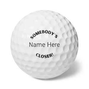 Personalized Golf Balls Set, Custom Name Golf Gifts, Unique Sports Gifts for Golf Lovers, Golf Ball Party Favors, Father&#39;s Day Golf Gifts