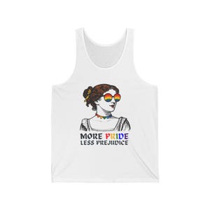 Pride-Inspired Unisex Jersey Tank | Inclusive Apparel, LGBTQ+ Pride Top, Summer Casual Wear, Gift for Allies, Festival Outfit